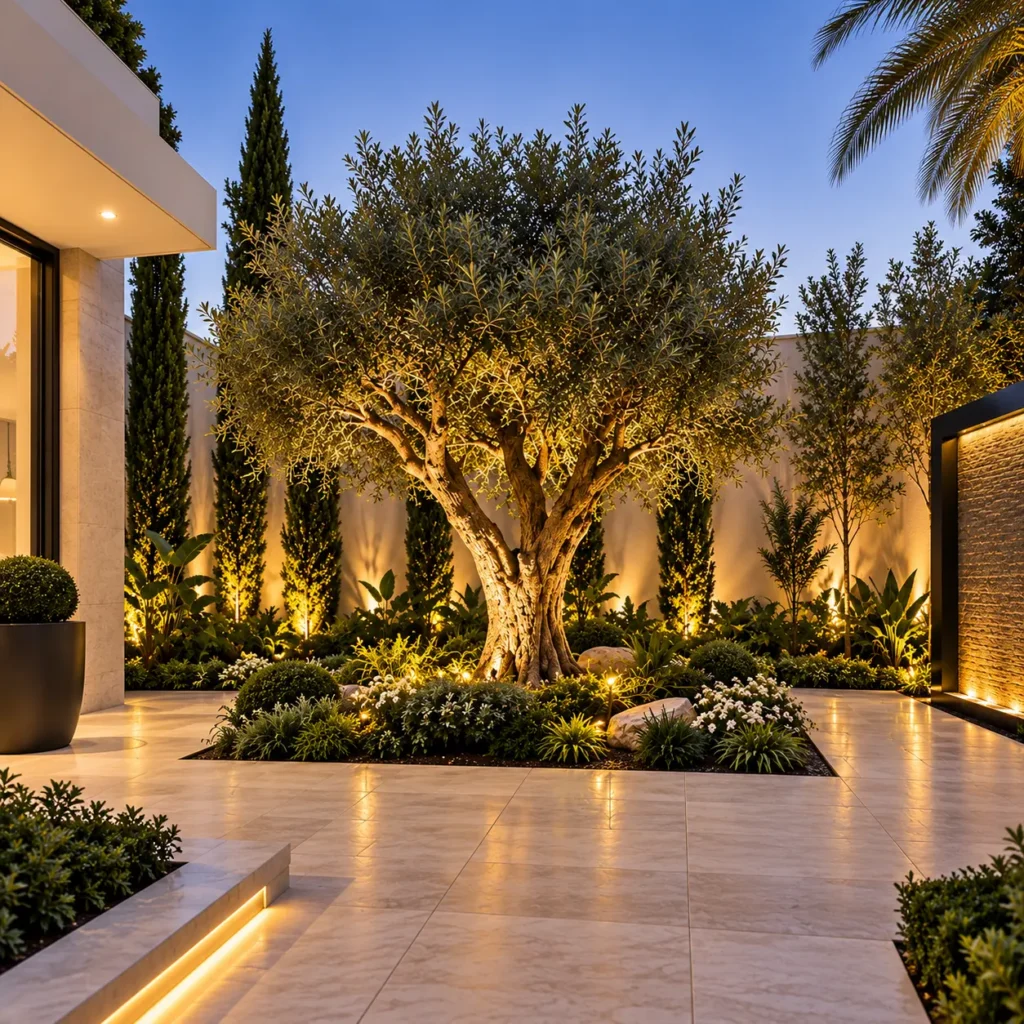 Luxury Landscape Luxury landscape design Dubai villa garden and swimming pool