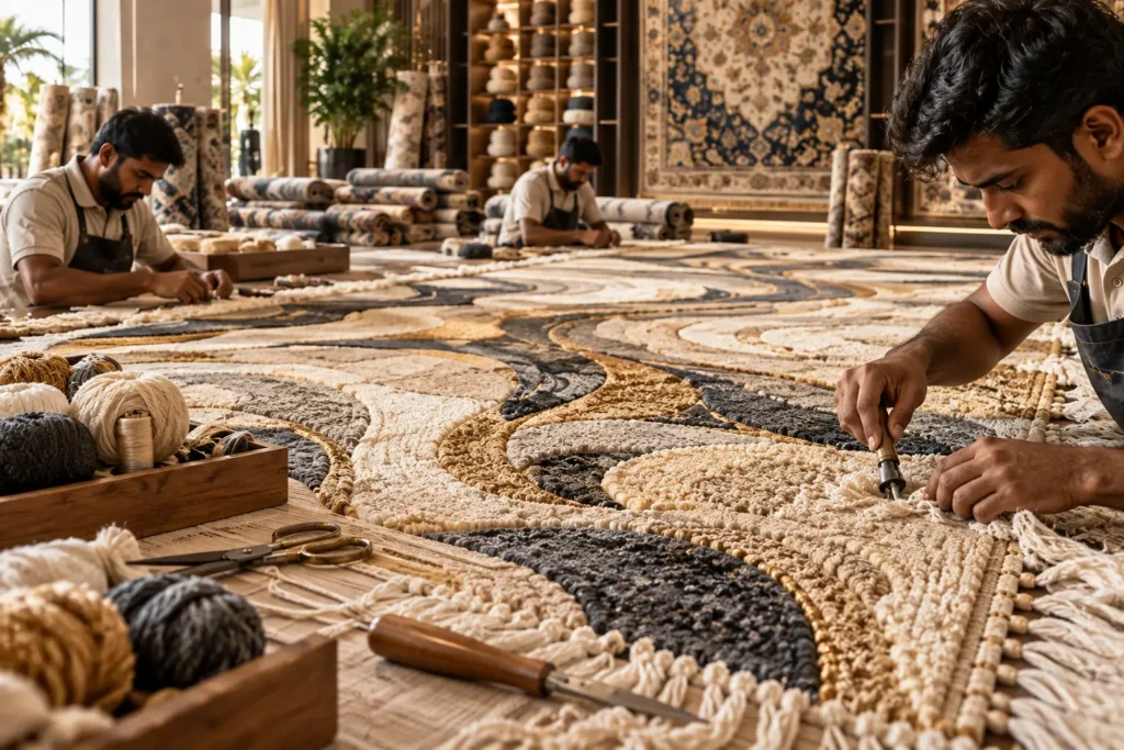 Luxury Carpets Making